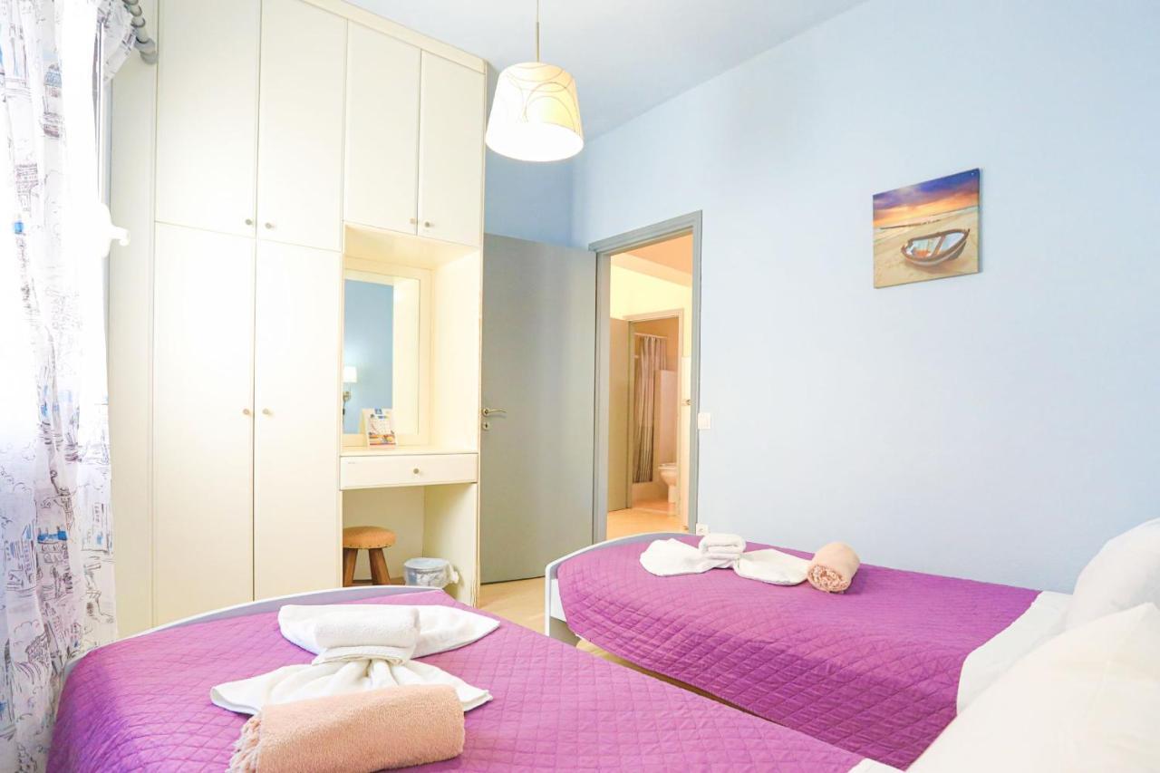 Kaminaki Beachfront Apartments Nisaki  Dış mekan fotoğraf